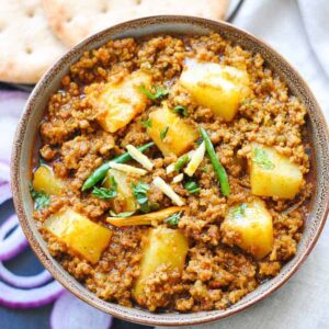 keema aloo